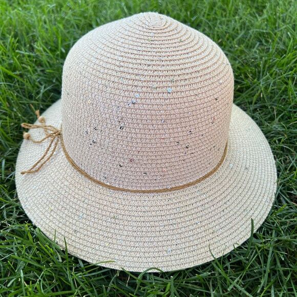 Downton Abbey style sun hat One-Size NWOT - Picture 2 of 9